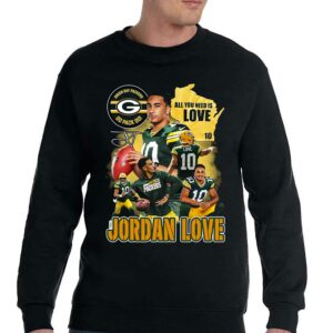 All You Need Is Love 10 Jordan Love Green Bay Packers Go Pack Go T-shirt 3 All You Need Is Love 10 Jordan Love Green Bay Packers Go Pack Go T shirt 4