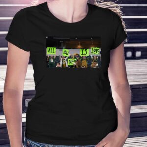 All You Need Is Love And His Pack Green Bay Packers Shirt
