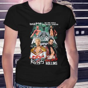 American Nightmare The Wwe World Heavyweight Champion Cody Rhodes Vs Seth Rollins T-shirt