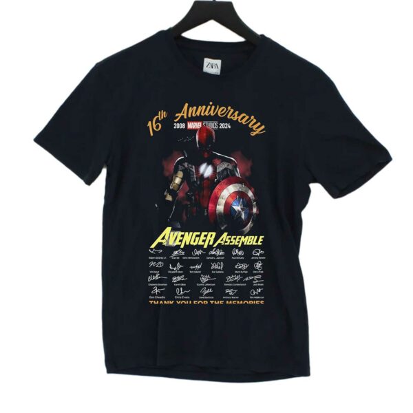 Avenger Assemble 16th Anniversary 2008-2024 Thank You For The Memories T-shirt