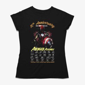 Avenger Assemble 16th Anniversary 2008-2024 Thank You For The Memories T-shirt