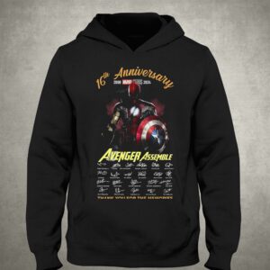 Avenger Assemble 16th Anniversary 2008 2024 Thank You For The Memories T shirt 3