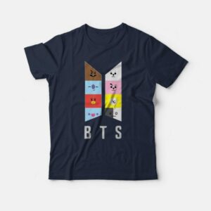 BT21-BTS Graphic Cute Chibi T-Shirt BT21-BTS Graphic Cute Chibi T-Shirt