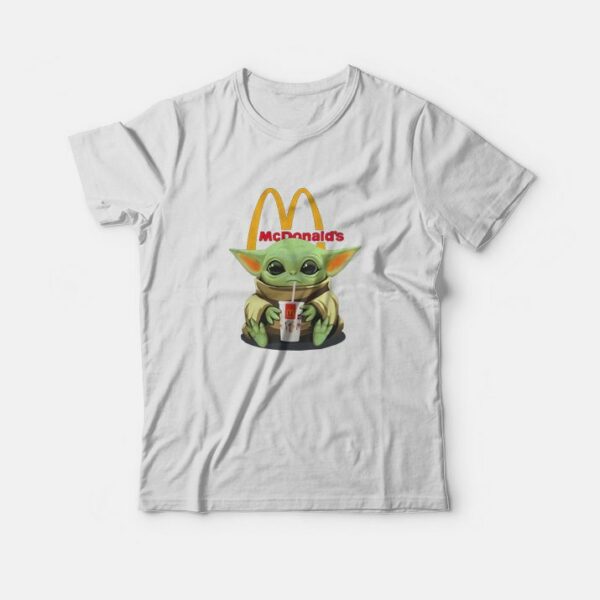 Baby Yoda Hug Mc Donalds T-Shirt