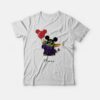 Baby Yoda Mickey Mouse Balloons LSU Tigers T-Shirt