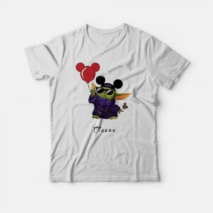 Baby Yoda Mickey Mouse Balloons LSU Tigers T-Shirt Baby Yoda Mickey Mouse Balloons LSU Tigers T-Shirt