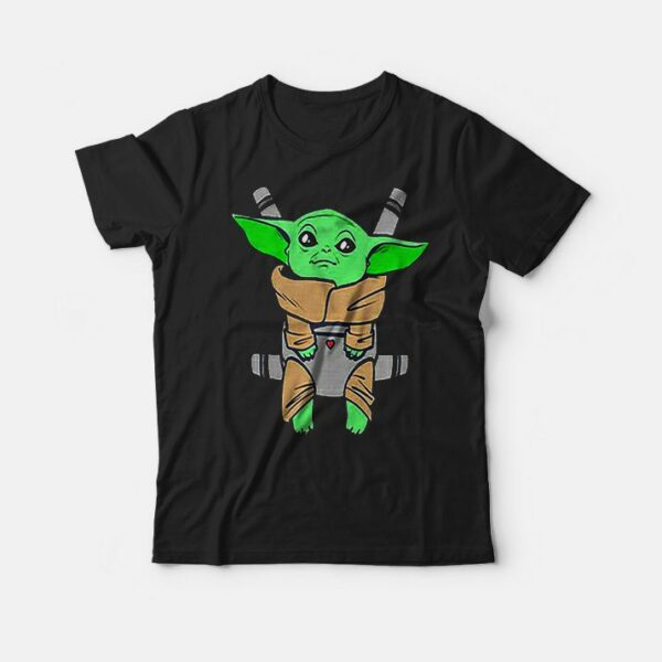 Baby Yoda Star War Carrier T-shirt