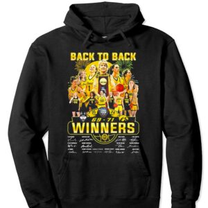 Back To Back 2024 Winners Iowa Hawkeyes 71 69 Uconn Huskies Shirt 3