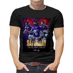 Baltimore Ravens Saturday Jan 20 2024 Shirt