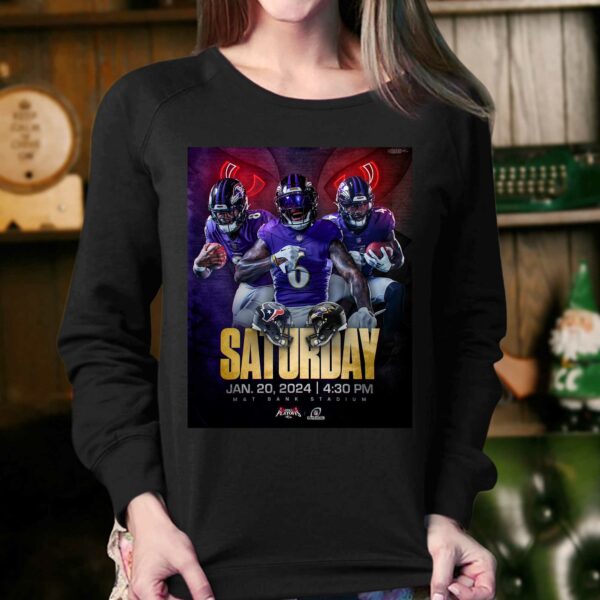 Baltimore Ravens Saturday Jan 20 2024 Shirt