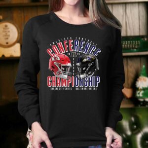 Baltimore Ravens Vs Kansas City Chiefs 2023 Afc Championship Matchup T shirt 4