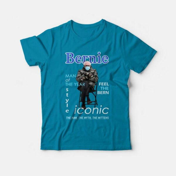 Bernie Iconic Inauguration Mittens T-shirt