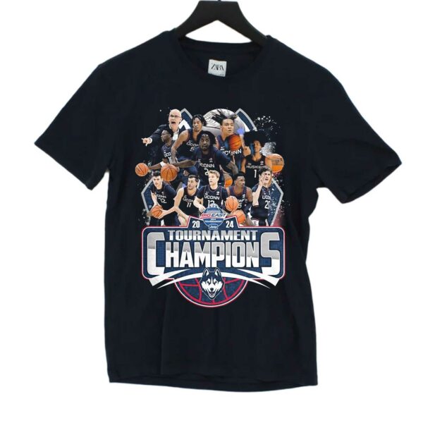 Big East 2024 Tournament Champions Uconn Huskies T-shirt