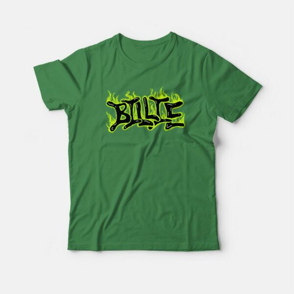 Billie Eilish Logo Flames T-shirt