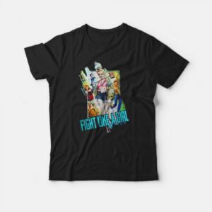 Birds of Prey Fight Like a Girl Harley Quinn T-shirt Birds of Prey Fight Like a Girl Harley Quinn T-shirt