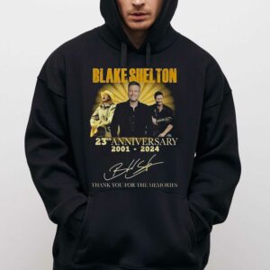 Blake Shelton 23rd Anniversary 2001-2024 Thank You For The Memories T-shirt 2 Blake Shelton 23rd Anniversary 2001 2024 Thank You For The Memories T shirt 3