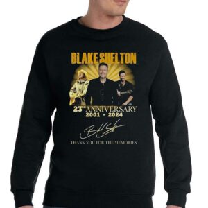 Blake Shelton 23rd Anniversary 2001-2024 Thank You For The Memories T-shirt 3 Blake Shelton 23rd Anniversary 2001 2024 Thank You For The Memories T shirt 4