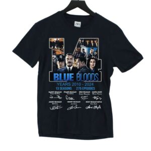 Blue Bloods 14 Years 2010 – 2024 13 Seasons 275 Episodes T-shirt