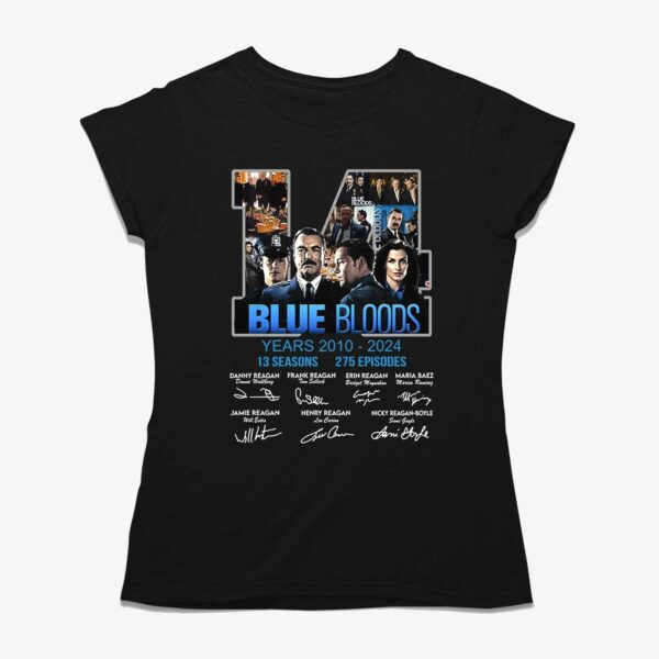 Blue Bloods 14 Years Of 2010-2024 T-shirt