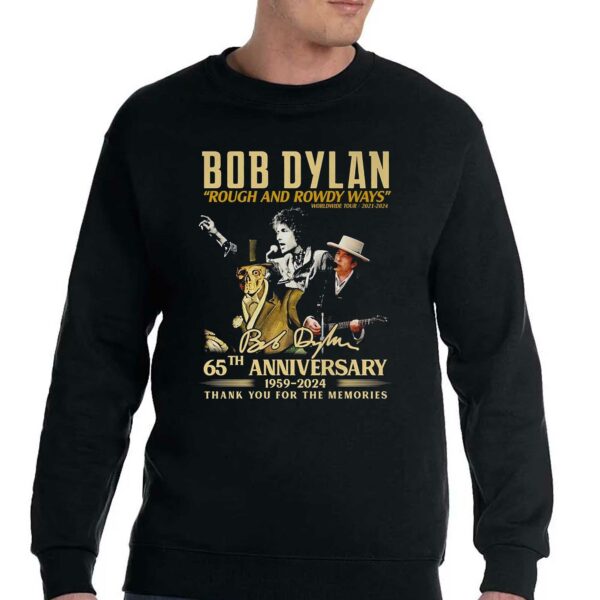 Bob Dylan Rough And Rowdy Ways Worldwide Tour 2021-2024 T-shirt