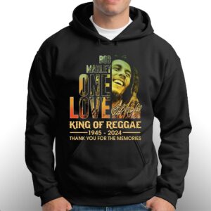 Bob Marley One Love King Of Reggae 1945 2024 Memories T Shirt 3