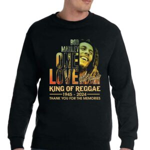 Bob Marley One Love King Of Reggae 1945 2024 Memories T Shirt 4