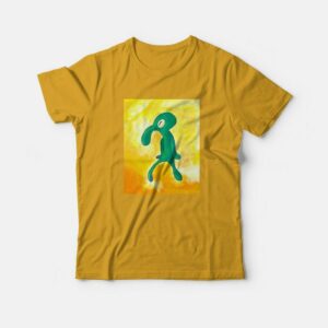 Bold and Brash Painting Squidward T Shirt 3