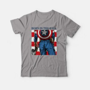 Born In The USA T shirt Captain America 1