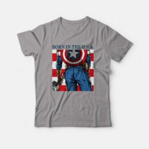 Born In The USA T shirt Captain America 3