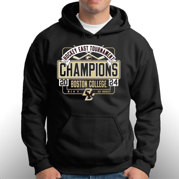 Boston College Eagles Unisex 2024 Hockey East Men’s Tournament Champions T-shirt