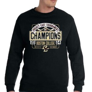 Boston College Eagles Unisex 2024 Hockey East Mens Tournament Champions T shirt 4