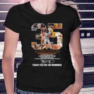 Brandon Crawford San Francisco Giants 2011-2023 Thank You For The Memories T-shirt