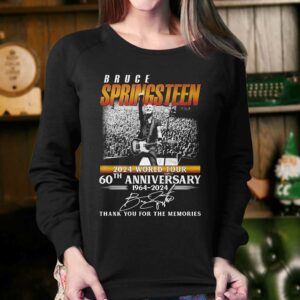Bruce Springsteen 2024 World Tour 60th Anniversary 1964-2024 Thank You For The Memories T-shirt 3 Bruce Springsteen 2024 World Tour 60th Anniversary 1964 2024 Thank You For The Memories T shirt 4