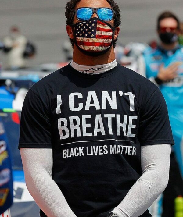 Bubba Wallace Nascar I Can’t Breathe Black Lives Matter T-shirt