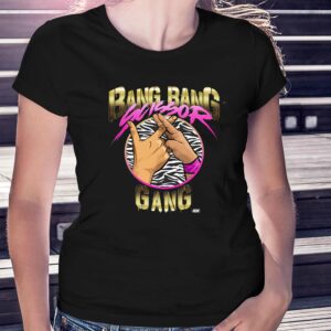 Bullet Club Gold The Acclaimed – Bang Bang Scissor Gang Illustrated Shirt