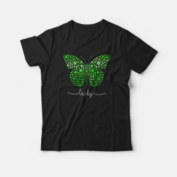 Butterfly Lucky Irish St. Patrick’s Day T-Shirt