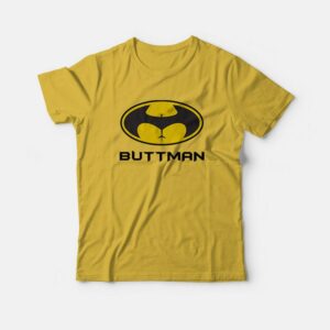 Buttman Batman Parody Logo T-Shirt