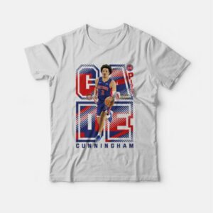 Cade Cunningham Detroit Pistons T-Shirt 2 Cade Cunningham Detroit Pistons T Shirt 3