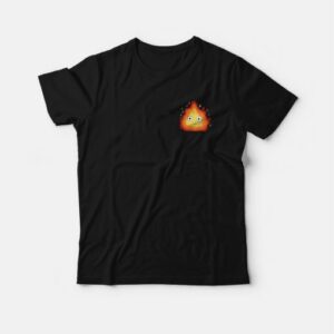 Calcifer Howl's Moving Castle T-Shirt 2 Calcifer Howls Moving Castle T Shirt 3