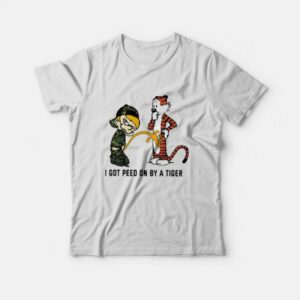 Calvin Pee Peed On a Tiger T-Shirt