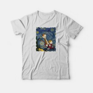 Calvin and Hobbes Stary Night T-shirt