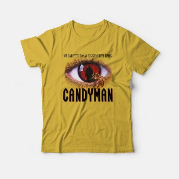 Candyman We Dare You To Say His Name Five Times T-Shirt Candyman 90’s Horror Movie