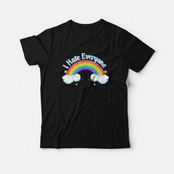 Care Bears Rainbow I Hate Everyone T-Shirt