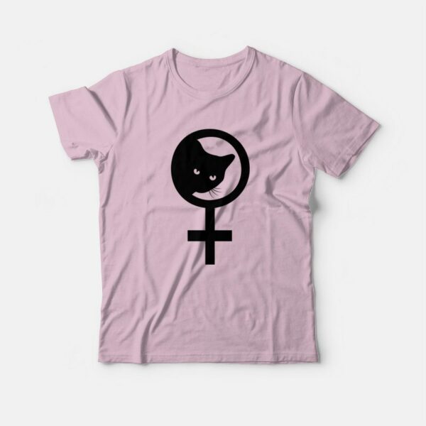 Cat Feminist Symbols Feminist T-Shirt