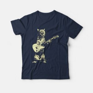Cat Playing Guitar T-Shirt Cat Playing Guitar T-Shirt