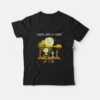 Charlie Brown and Snoopy Whisper Words Of Wisdom Let It be T-shirt