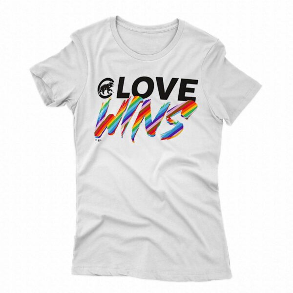 Chicago Cubs Fanatics Branded Love Wins T-shirt