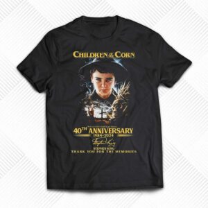 Children Of The Corn 40th Anniversary 1984-2024 Stephen King Thank You For The Memories T-shirt