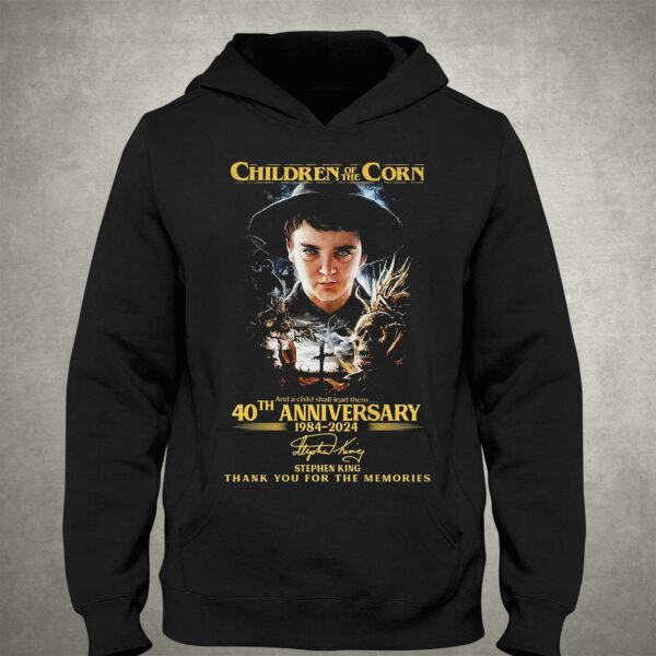 Children Of The Corn 40th Anniversary 1984-2024 Stephen King Thank You For The Memories T-shirt