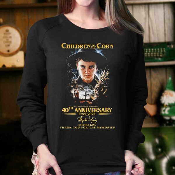 Children Of The Corn 40th Anniversary 1984-2024 Stephen King Thank You For The Memories T-shirt
